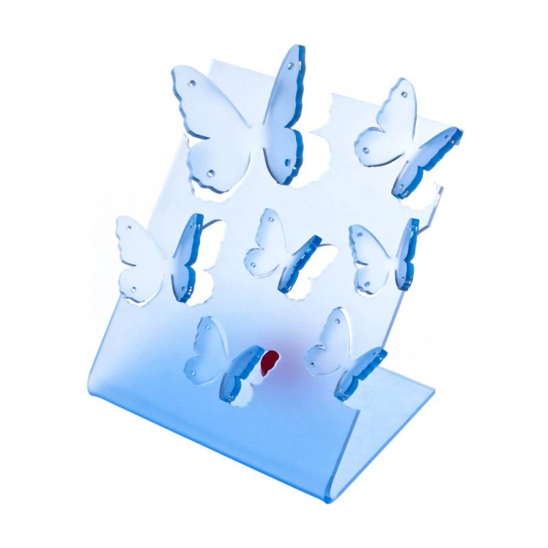 Schmetterling Ohrringe Hänger in Acryl Blau Schmetterling Ohrringe Hänger in Acryl Blau von sarahlizzytish