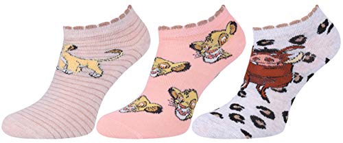 3x Damensocken/Füßlinge König der Löwen DISNEY von sarcia.eu