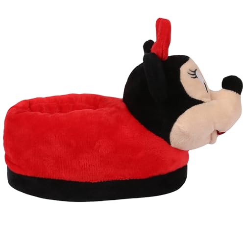 DISNEY Minnie Mouse - Weiche, warme geschlossene Slip-on Hausschuhe für Mädchen 3D 23/24 EU von sarcia.eu