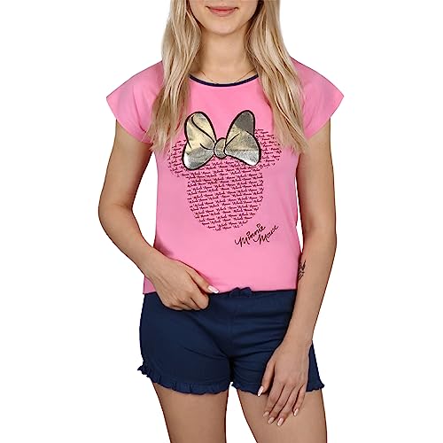 Disney Minnie Mouse Mädchen-Pyjama mit kurzer Hose Oeko-TEX 14 Jahre von sarcia.eu