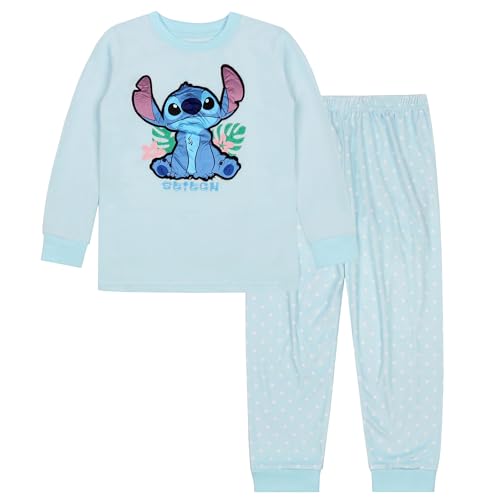 Disney Stitch Kinderpyjama mit Langen Ärmeln, Velours Oeko-TEX 4 Jahre von sarcia.eu