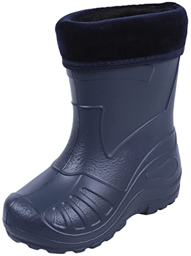 Dunkelblaue, gefütterte Kinder-Gummistiefel KOLMAX 28 EU von sarcia.eu