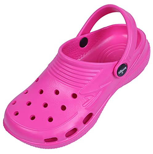 Fuchsiafarbene Clogs Gartenclogs Badeschuhe Badelatschen für Kinder superleicht bequem mit Lüftungsöffnungen LEMIGO 30 EU / 11.5 UK von sarcia.eu