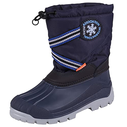 Gefütterte, dunkelblaue Kinder-Winterstiefel DEMAR 25/26 EU von sarcia.eu