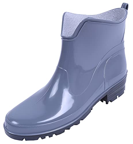 Graue, kurze Gummistiefel LEMIGO 39 EU von sarcia.eu