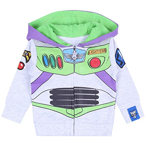 Graues Sweatshirt Buzz Astral Toy Story Disney 0-3 Monate von sarcia.eu