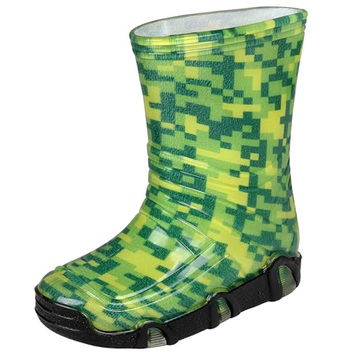 Grüne Gummistiefel für einen Jungen, rutschfeste Sohle ZETPOL 35-36 EU von sarcia.eu