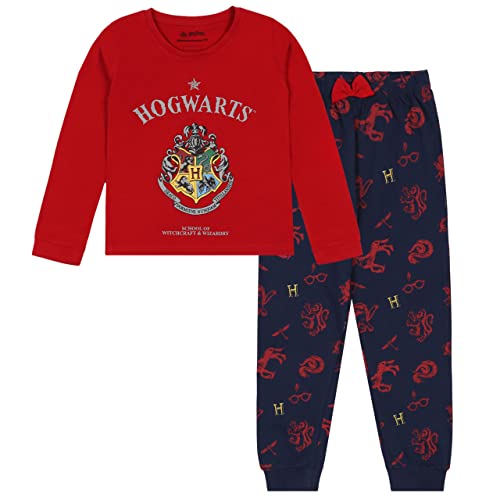 Harry Potter Mädchenpyjama mit Langer Hose, Langen Ärmeln, Baumwolle Oeko-TEX 8 Jahre von sarcia.eu