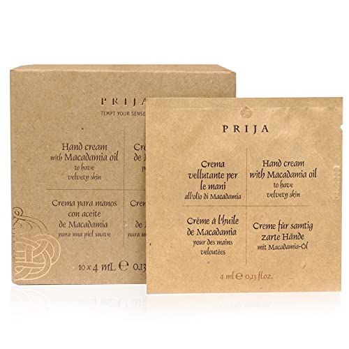 PRIJA Handcreme mit Macadamiaöl 10 Stück x 4 ml (Handcreme) von sarcia.eu