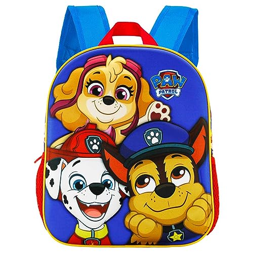 Paw Patrol marineblauer 3D Kindergarten-Rucksack für Jungen 31x24x9 cm von sarcia.eu