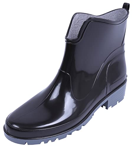 Schwarze, kurze Gummistiefel LEMIGO 40 EU von sarcia.eu