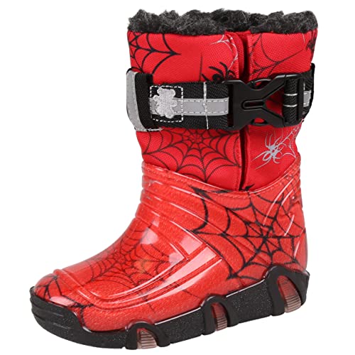 Spider-Man Rote Schneestiefel Winterstiefel für Jungen mit Rückstrahler, warm, bequem ZETPOL 21/22 EU von sarcia.eu