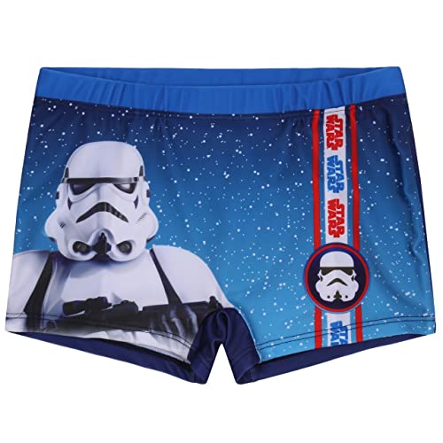 Star Wars Sturmtruppler Badehose Badeshorts für Jungen, blau-dunkelblau 5-6 Jahre von sarcia.eu