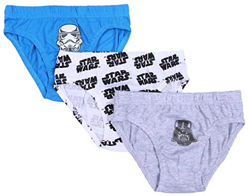 sarcia.eu Star Wars Unterhose für Jungen - 3er Set ÖKO-TEX 6 Jahre von sarcia.eu