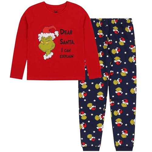 sarcia.eu Der Grinch Weihnachten Kinderpyjama, Pyjama mit Langer Hose 5-6 Jahre von sarcia.eu