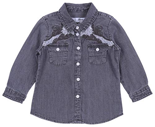 sarcia.eu Graues Mädchen Jeanshemd Denim CO. 10-11 Jahre 146 cm von sarcia.eu