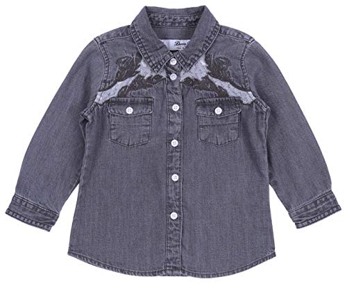 sarcia.eu Graues Mädchen Jeanshemd Denim CO. 8-9 Jahre 134 cm von sarcia.eu