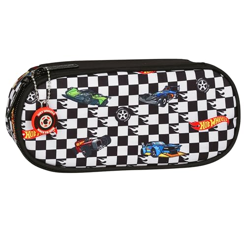 sarcia.eu Hot Wheels Fächer Schulmäppchen, Beutel in Autos, für Jungen 5x22x10cm (Hot Wheels Fächer) von sarcia.eu
