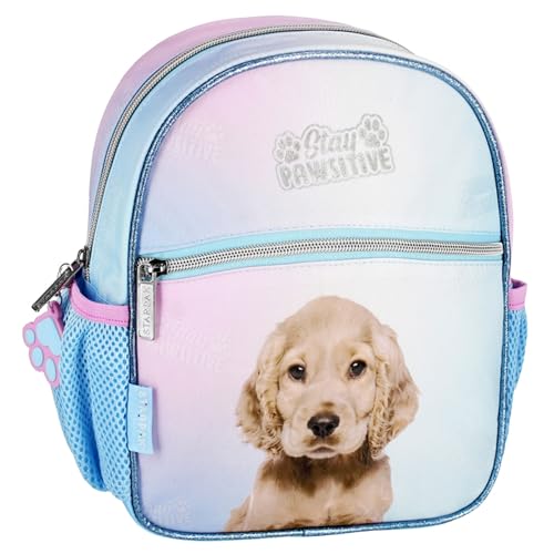 sarcia.eu Hündchen kleiner Rucksack für Mädchen, Vorschulrucksack 26x23x9cm, gepolstert von sarcia.eu