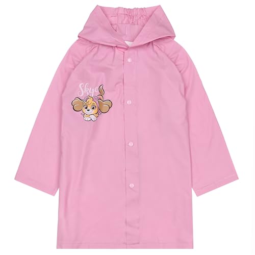 sarcia.eu Paw Patrol Skye Hellrosa Regenmantel mit Kapuze, Umhang für Mädchen 7-8 Jahre von sarcia.eu