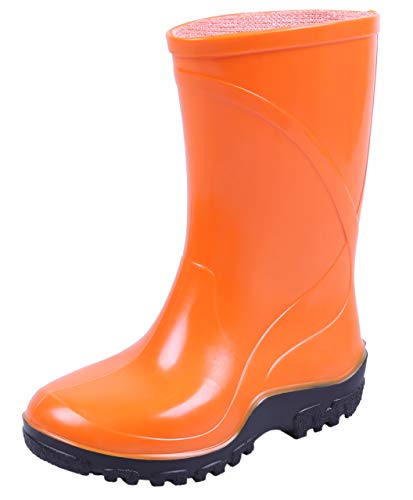 Orangefarbene Kinder-Gummistiefel KOLMAX 23/24 EU von sarcia