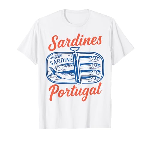 Sardinen verzinnter Fisch Retro Grafik für Männer Frauen T-Shirt Sardinen verzinnter Fisch Retro Grafik für Männer Frauen T-Shirt von sardines portugal Tinned Fish Vintage Tee