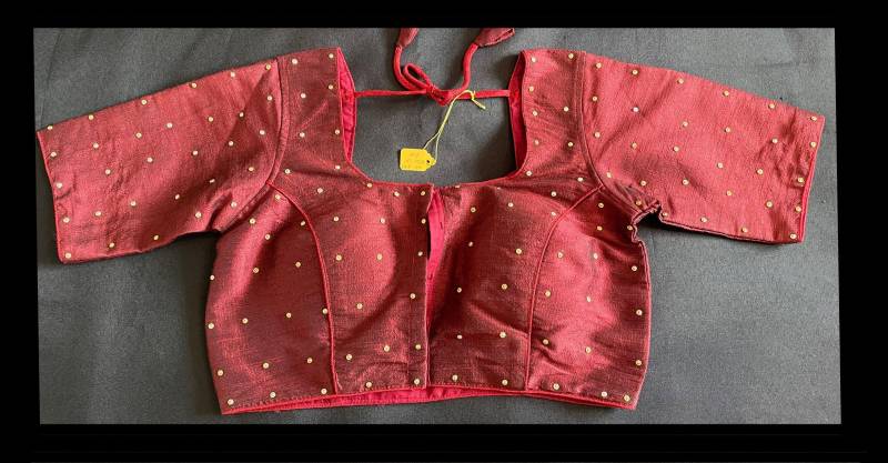 Bluse Im Saris-stil | 867 Die Ist Etwas Dunkler Als Das Bild | Mehr Kastanienbraun von sareestitchbykiran