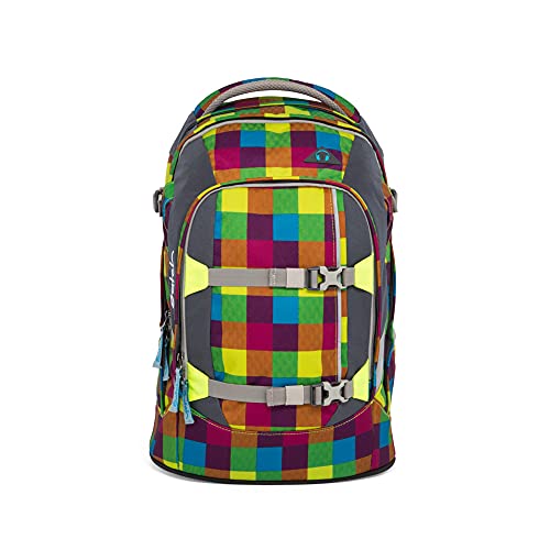 SATCH Beach Leach 2.0 Kinder-Rucksack,45cm, Karo Bunt Gepixelt,SAT-SIN-003-901"is incorrect and must be replaced by the proper value "Satch pack Schulrucksack -ergonomisch,30Liter, Organisationstalent von satch