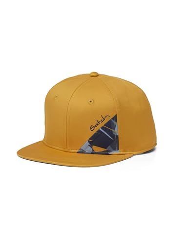 satch Cap Snapback Kappe 54-58 cm Kopfumfang für Teenager Jungen und Mädchen ab 5. Klasse Yellow Rush - Gelb von satch