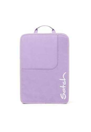 Satch Heftebox DIN A4 für Schulrucksäcke inkl. Griff und drei Fächern, hochwertig und leicht Heftebox Triple Flex Light Rose - Rosa von Satch