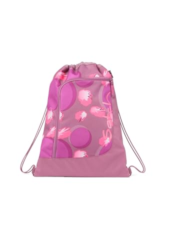 Satch Sportbeutel Turnbeutel für Mädchen und Jungen mit Reißverschlussfach, 12 Liter, Rucksack fixierbar von Satch