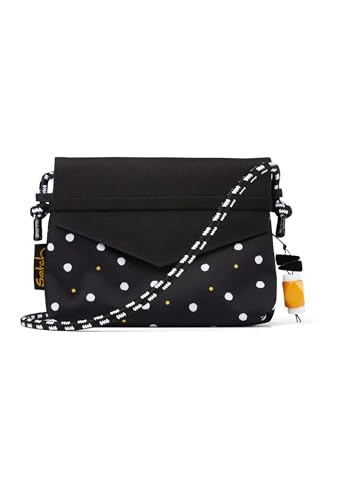 Satch Clutch kleine Umhängetasche Schminktasche mit Kordelzug und Spiegel für Teenager von Satch