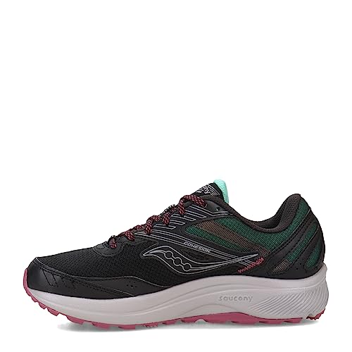 Saucony womens Cohesion Tr15 Running Shoe, Black/Dusk/Mint, 9.5 US von Saucony