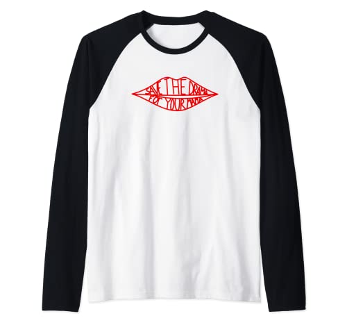 Save The Drama For Your Mama Lippen lustig Raglan von save the drama for your mama