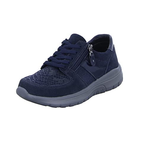 Scarbella Damen Halbschuh FT210461B Damen Sneaker Reißverschluss Blau (Navy) Größe 41 EU von scarbella