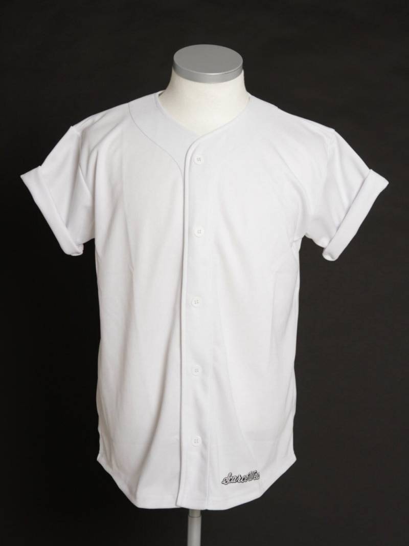Scarcewear Signature Männer Einfarbiges Weißes Baseball Jersey Shirt Größe S-6xl von scarcewear