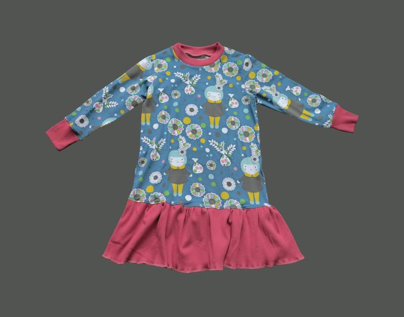Bio Tunika Kleidchen "Wintermädchen" von schlafwandlerdesign