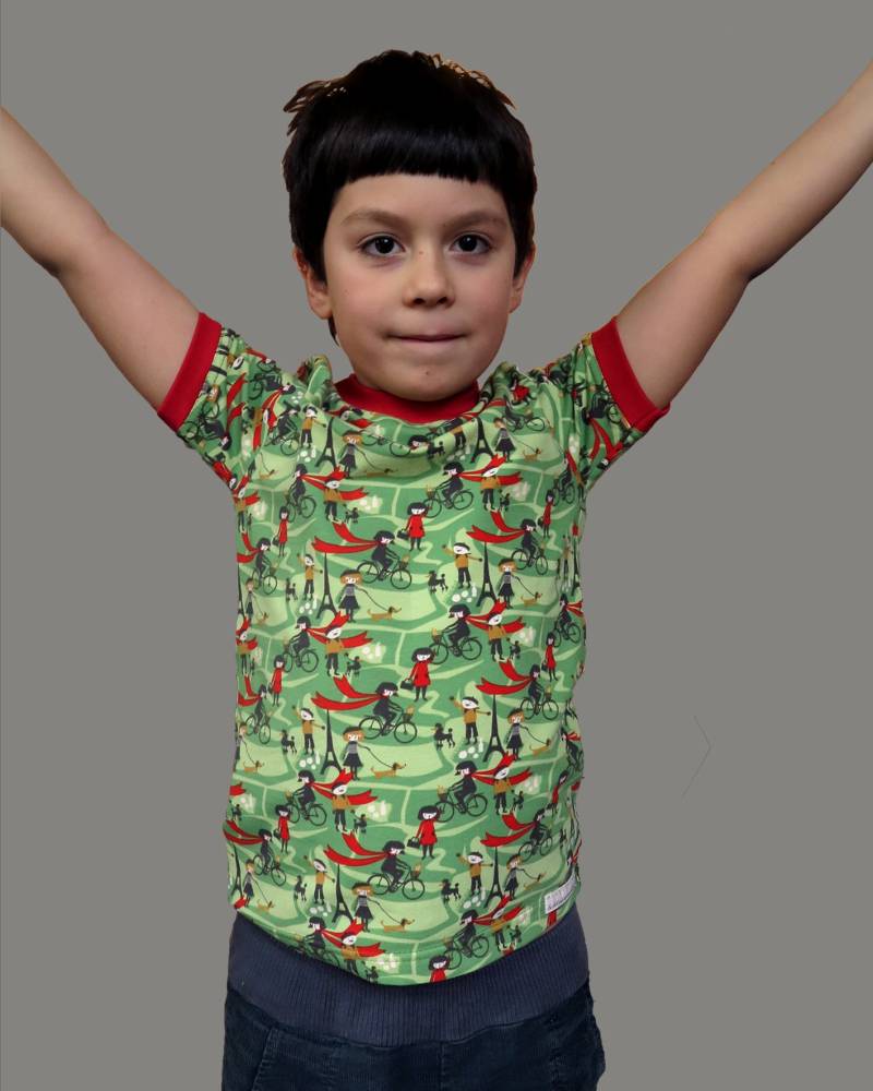 T-Shirt "Paris Mon Amour" Bio von schlafwandlerdesign