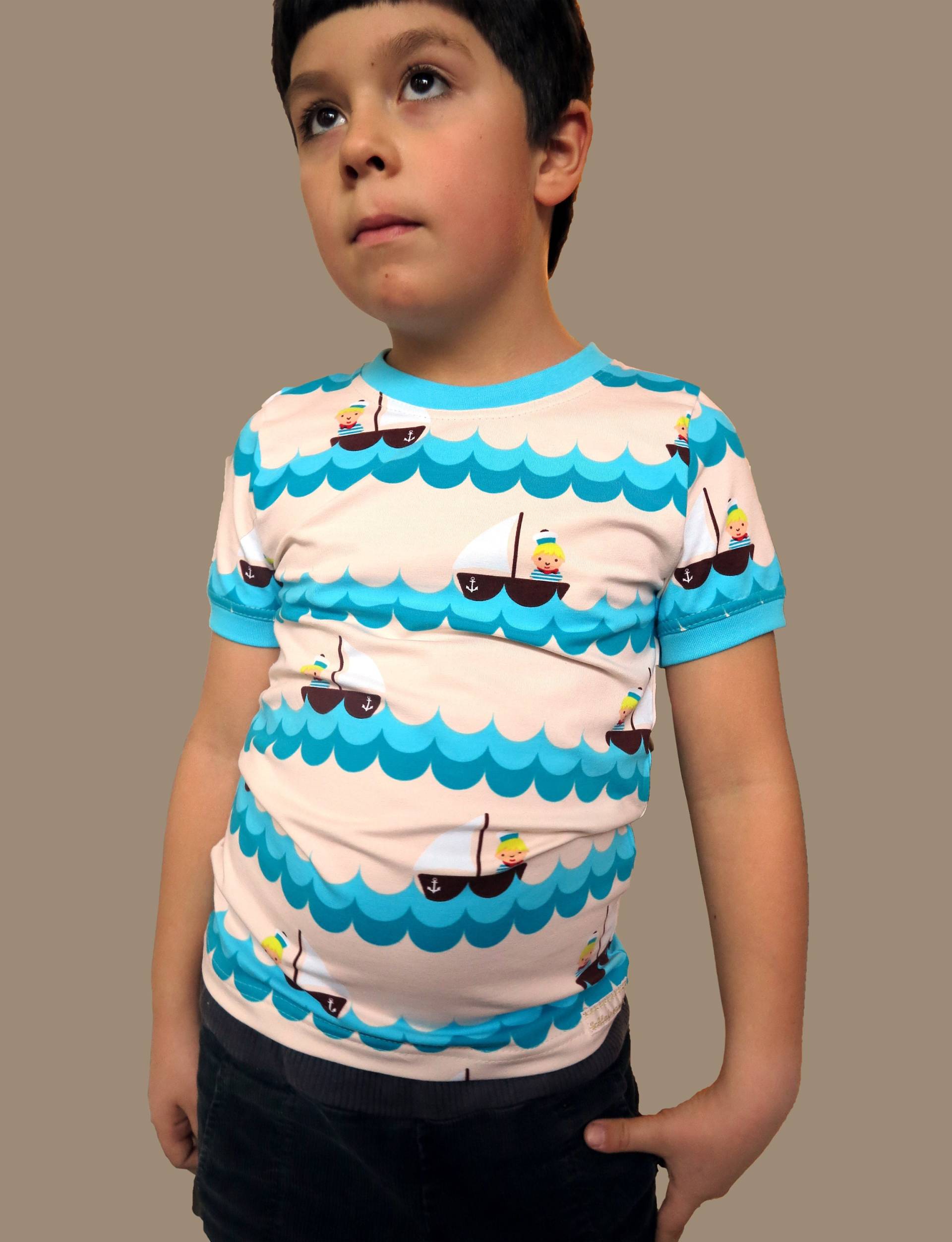 T-Shirt "Seglers Feinstes Tuch" Bio Jersey von schlafwandlerdesign