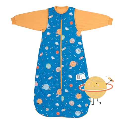 schlummersack Kinder Schlafsack Sommer 150 cm dünn Space | Sommerschlafsack 1.0 Tog von schlummersack