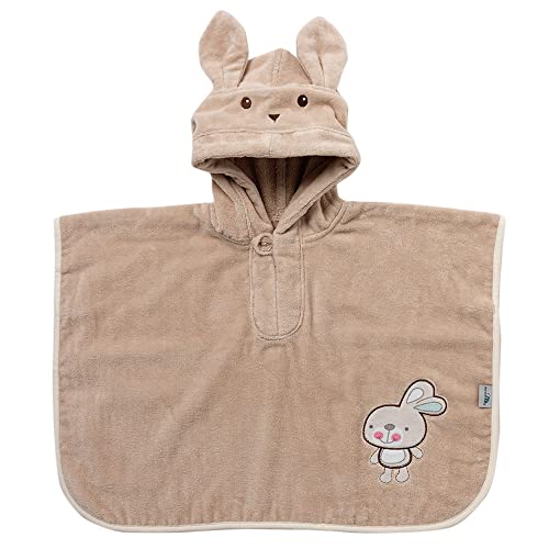 schlummersack kuschelig weicher Badeponcho mit Kapuze, Poncho für den Strand - Sweet Dreams - für Jungen und Mädchen von 1-3 Jahre von schlummersack