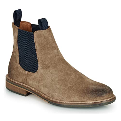 schmoove Pilot-chelsea Stiefelletten/Boots Herren Beige/Blau - 44 - Boots Shoes von schmoove