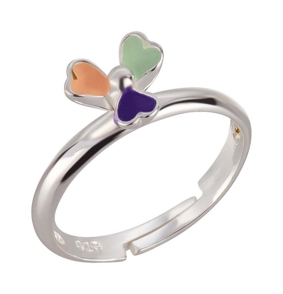 schmuck23 Fingerring Kinder Ring Blume 925 Silber, Kinderschmuck Silberring Mädchen Damen Geschenk von schmuck23