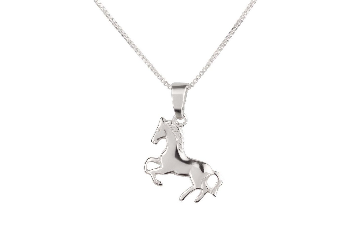 schmuck23 Kette mit Anhänger Halskette Pferd Pony 925 Silber, Reiten Kinder Damen Mädchen Geschenk Kinderschmuck schmuck23 Kette mit Anhänger Halskette Pferd Pony 925 Silber, Reiten Kinder Damen Mädchen Geschenk Kinderschmuck von schmuck23