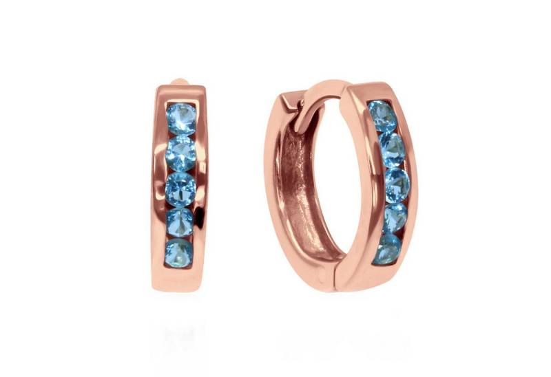 schmuck23 Klappcreolen Feine Ohrringe Creolen 925 Silber Damen Kinder Grösse: 1.2 cm x 0.3 cm, Kinderohrringe von schmuck23