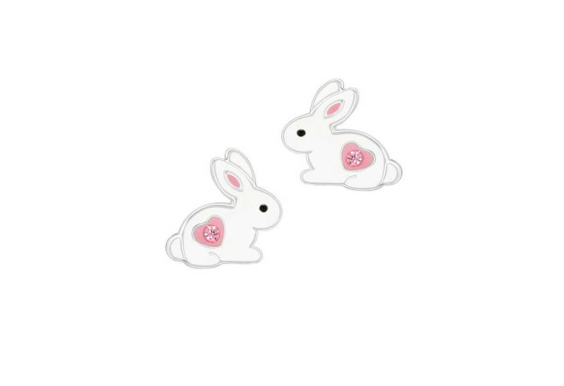 schmuck23 Ohrstecker-Set (Geschenkset, Set aus 2 Paar Ohrringen), Mädchen Kinderschmuck 4 x Silikonverschluß extra von schmuck23