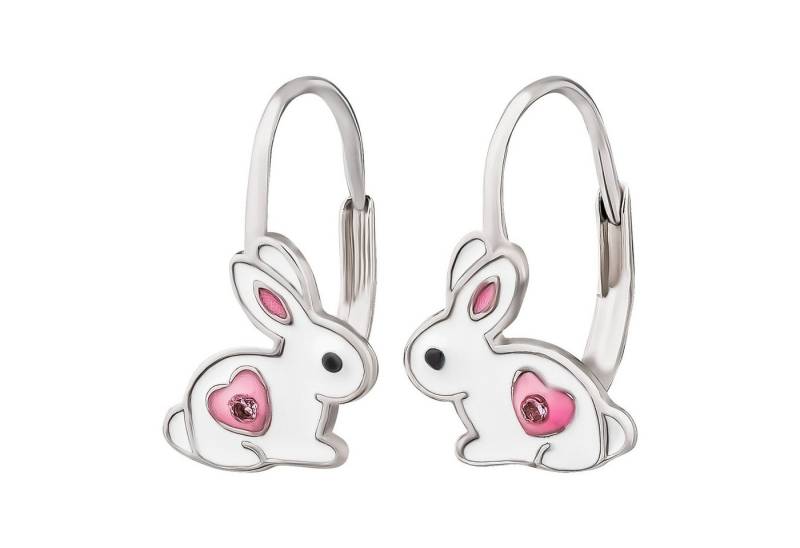 schmuck23 Ohrstecker-Set (Geschenkset, Set aus 2 Paar Ohrringen), Mädchen Kinderschmuck 4 x Silikonverschluß extra von schmuck23