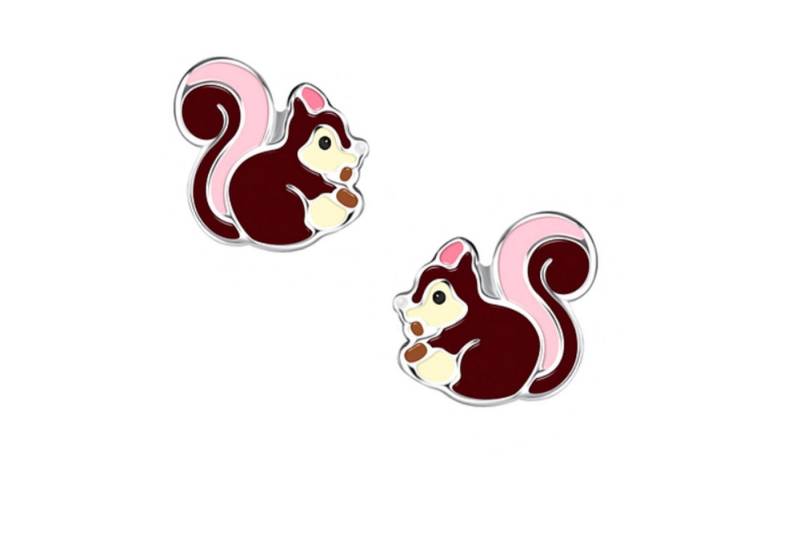 schmuck23 Ohrstecker-Set (Geschenkset, Set aus 2 Paar Ohrringen), Mädchen Kinderschmuck 4 x Silikonverschluß extra von schmuck23