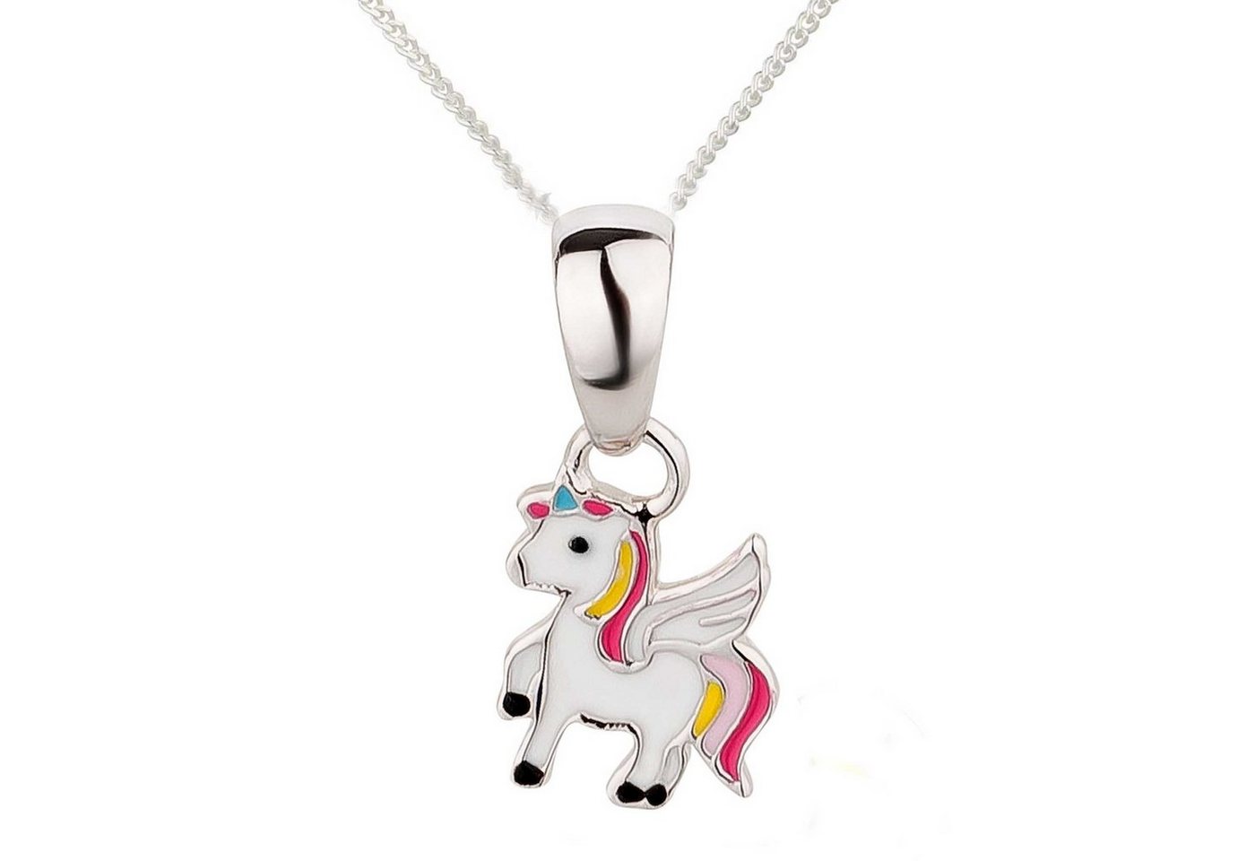 schmuck23 Paar Ohrhänger Kinder Ohrringe Einhorn Pferd 925 Silber, Kinderschmuck, Mädchen, Geschenk, Creolen von schmuck23