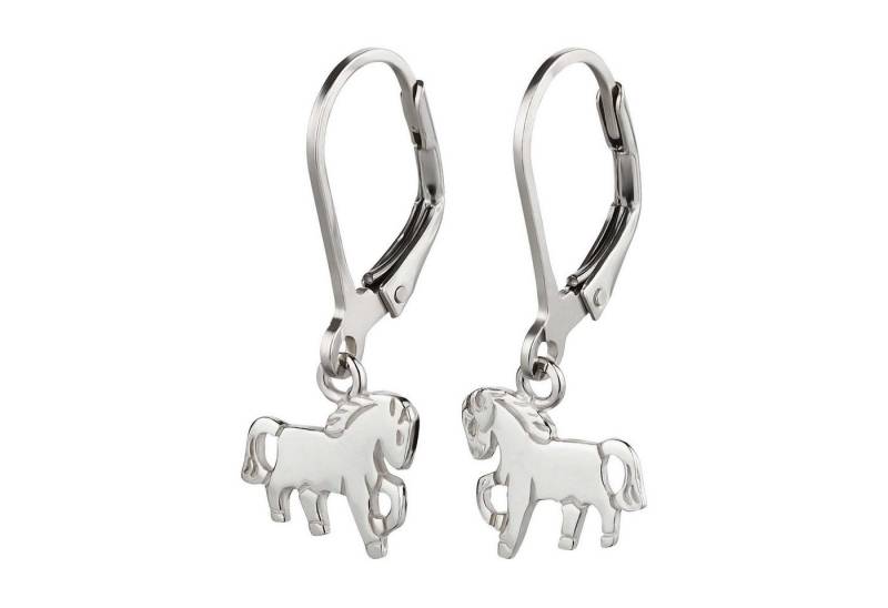 schmuck23 Paar Ohrhänger Kinder Ohrringe Pferd Pony 925 Silber, Kinderschmuck Mädchen Geschenk von schmuck23